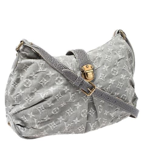 grey Louis Vuitton purse